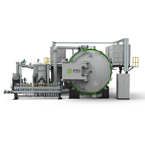 Forneau de frittage à haute température pour la recristallisation du carbure de silicium Max. 2400C 3Pa/h Taux de hausse de pression