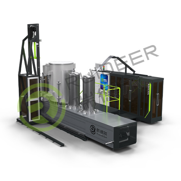 Forneau d'aluminisation chimique à vapeur 900-1050C personnalisable avec codéposition Hf Zr et Si