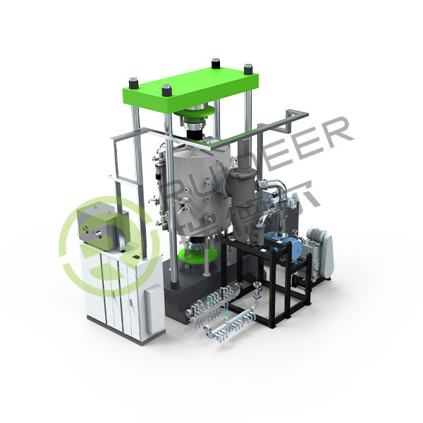 Presse à chaud sous vide, four de frittage, type JR, mandrin électrostatique (céramique en nitrure d'aluminium)