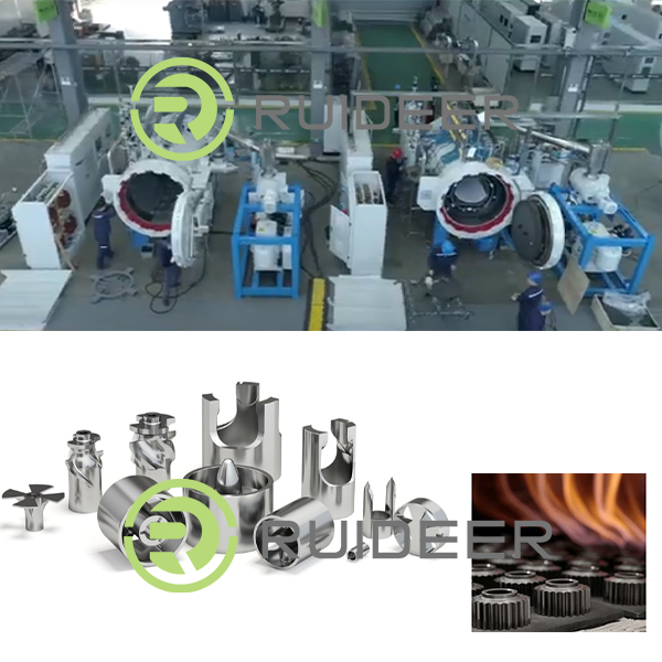 Four à vide poussé certifié ISO CE pour système triphasé à cinq fils 380V 50HZ Alimentation de contrôle Température maximale 1600°C