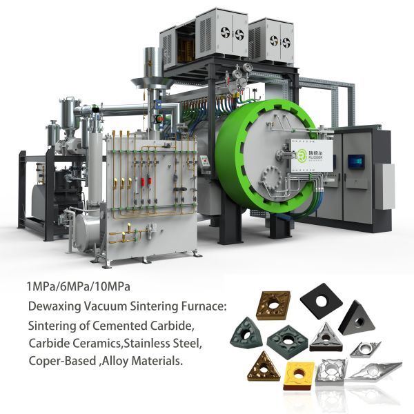 Poussez les limites: Ruideer 10MPa (100bar) four à sinter-HIP pour la céramique et le carbure avancés