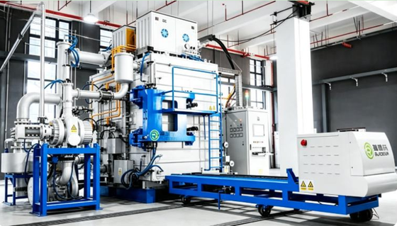 Forneau de fusion de zinc spécialement conçu pour le recyclage d'alliages durs