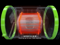 Furonnes à revêtement CVD au carbure de silicium pour la croissance d'épines de semi-conducteurs